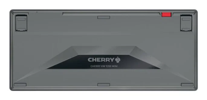 Cherry KW 9200 MINI Teclado Inalámbrico y Alámbrico USB+RF+Bluetooth 5.0 - 75% Compacto - Recargable via USB-C - Teclas SX Scissor Switch - Diseño AZERTY Belga - Negro