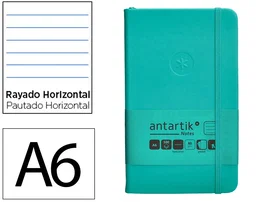 Antartik Cuaderno Antartik Notes Tapa Dura A6 Turquesa