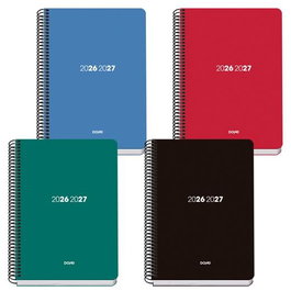 Dohe Agenda Escolar Basic Element A5 Espiral Polipropileno Colores Surtidos Curso 2026-2027