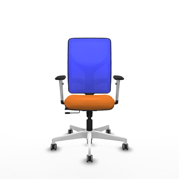 PIQUERAS Y CRESPO Silla de oficina Motilla Naranja y Azul PIQUERAS Y CRESPO Silla de oficina Motilla Naranja y Azul