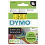 DYMO Cinta de etiquetas D1 6 mm x 7 m Negro sobre amarillo