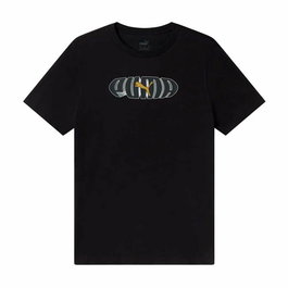 Camiseta de Manga Corta Hombre Puma Ess+ Graphic Negro