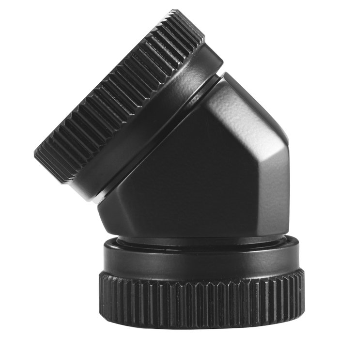 Phanteks Glacier Adaptador 45 Grados 12mm OD a 12mm OD Hardtube, Negro Phanteks Glacier Adaptador 45 Grados 12mm OD a 12mm OD Hardtube, Negro