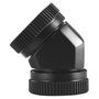 Phanteks Glacier Adaptador 45 Grados 12mm OD a 12mm OD Hardtube, Negro