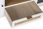 DKD Home Decor Mueble TV Scandi Blanco Natural 120 x 40 x 50 cm