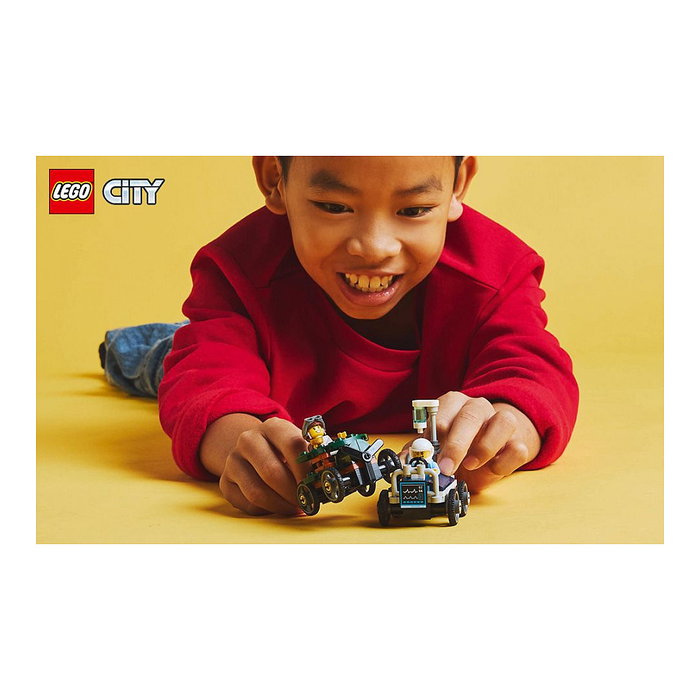 LEGO 60459 City Avi3n vs. Cama de Hospital, Juego de Construcci3n, 70 Piezas, 5+ Anos