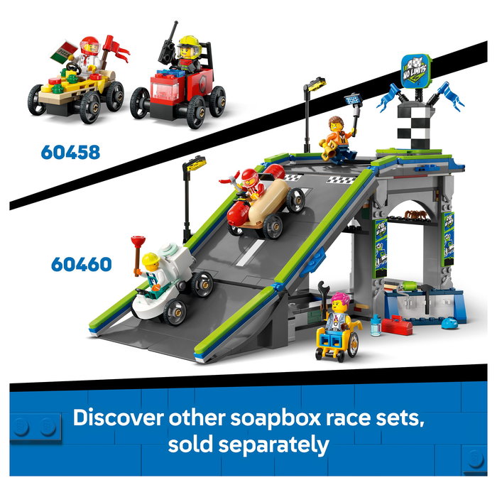 LEGO 60459 City Avi3n vs. Cama de Hospital, Juego de Construcci3n, 70 Piezas, 5+ Anos