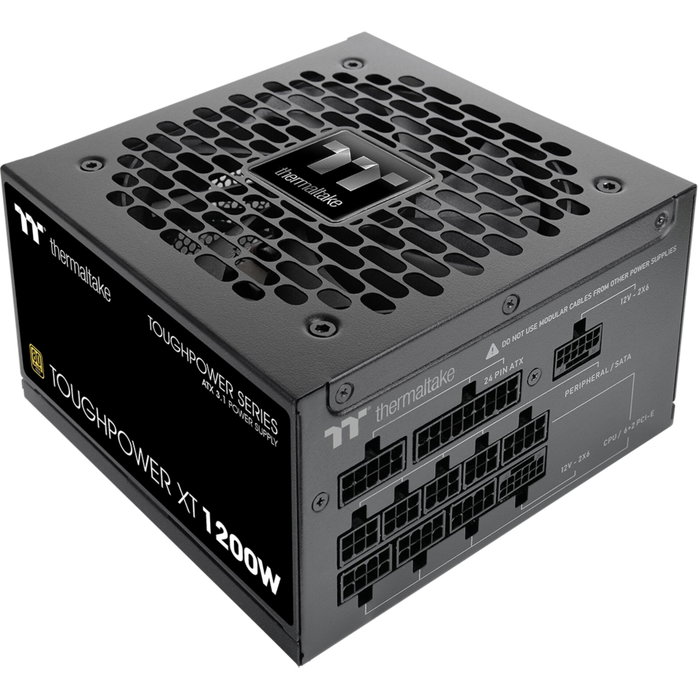 Thermaltake Toughpower XT 1200W - Fuente de alimentación ATX 3.1 de 1200W totalmente modular Thermaltake Toughpower XT 1200W - Fuente de alimentación ATX 3.1 de 1200W totalmente modular