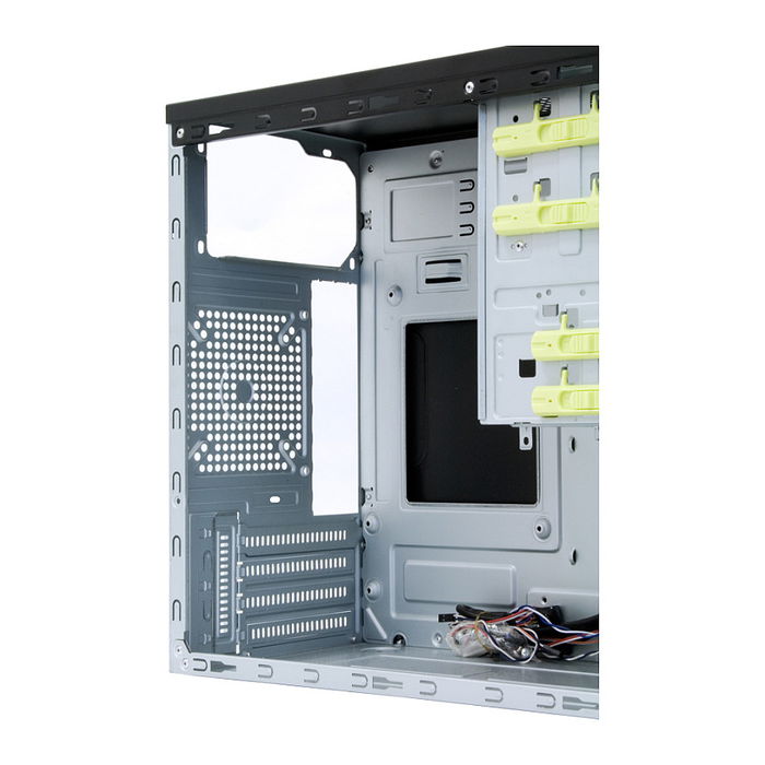 Chieftec HT-01B-OP Mini Tower PC Negro micro ATX Aluminio Hogar / Oficina