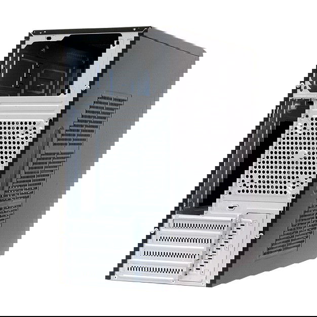 Chieftec HT-01B-OP Mini Tower PC Negro micro ATX Aluminio Hogar / Oficina