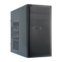 Chieftec HT-01B-OP Mini Tower Negro