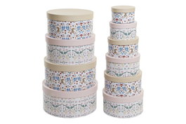 DKD Home Decor Caja Moderno Multicolor Amarillo 37.5 x 37.5 x 18 cm Set de 10