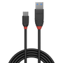Lindy Cable USB 3.2 Gen 1 de Tipo A a USB C, 1 m, Negro
