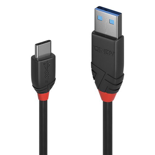 Lindy Cable USB 3.2 Gen 1 de Tipo A a USB C, 1 m, Negro Lindy Cable USB 3.2 Gen 1 de Tipo A a USB C, 1 m, Negro