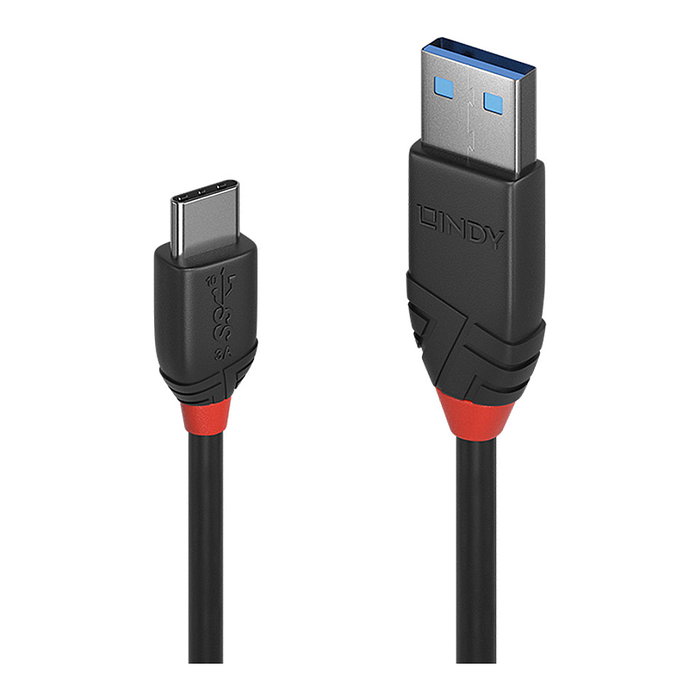 Lindy Cable USB 3.2 Gen 1 de Tipo A a USB C, 1 m, Negro Lindy Cable USB 3.2 Gen 1 de Tipo A a USB C, 1 m, Negro