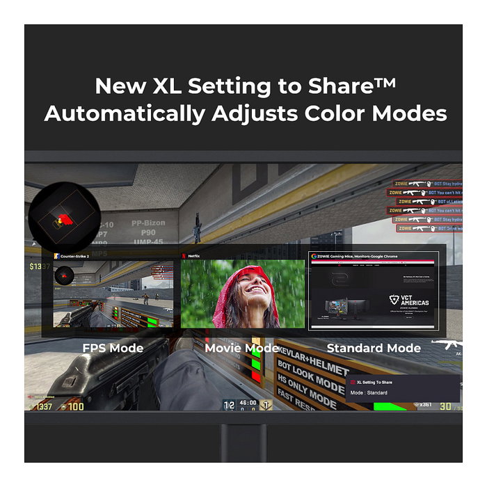 BenQ ZOWIE XL2566X+ Monitor gaming 400Hz Full HD 24.1'' BenQ ZOWIE XL2566X+ Monitor gaming 400Hz Full HD 24.1''