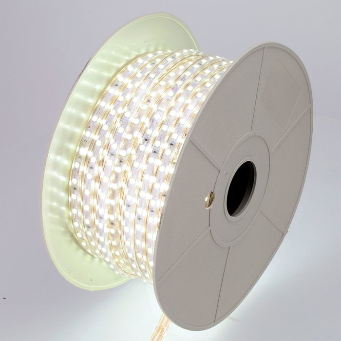 greenice Tira LED 60 LEDs/M 500W 42.000Lm 6000K SMD5050 220VAC IP65 50M Blanco Frío