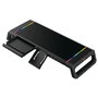 Conceptronic THORNE01B Soporte Sobremesa Gaming Organizador con Hub USB 4 Puertos y Luces RGB Negro