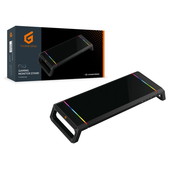 Conceptronic Soporte para Monitor Gaming THORNE01B con Hub USB y RGB Conceptronic Soporte para Monitor Gaming THORNE01B con Hub USB y RGB