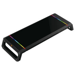 Conceptronic Soporte para Monitor Gaming THORNE01B con Hub USB y RGB