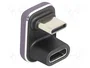 DeLOCK Adaptador USB-C™ 180° 40 Gbps PD 3.1 240 W Violeta