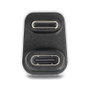 DeLOCK Adaptador USB-C 180° 40 Gbps PD 3.1 240W Violeta
