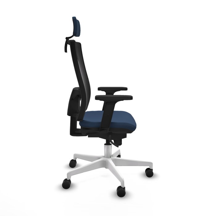 PIQUERAS Y CRESPO Silla de oficina Horna con mecanismo Sincro, Azul marino y Negro PIQUERAS Y CRESPO Silla de oficina Horna con mecanismo Sincro, Azul marino y Negro