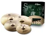 Zildjian S Line Juego de Platos para Batería (Hi-Hat 14", Crash 16", Crash 18", Ride 20") Aleación B12