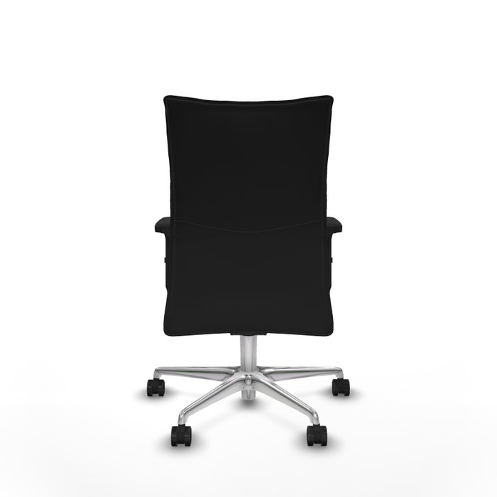 PIQUERAS Y CRESPO Silla Albacete Confidente con Mecanismo Sincro y Brazos 2D, Negro