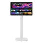 LG Swing 32U889SA Monitor Táctil 31.5 4K Blanco con Soporte sobre Ruedas