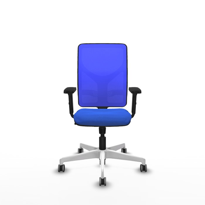 PIQUERAS Y CRESPO Silla de oficina Motilla Azul con mecanismo Sincro