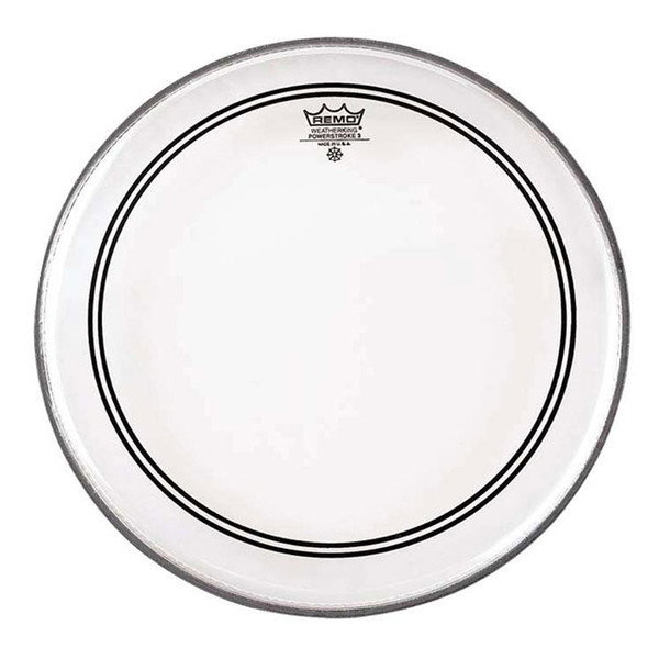 Parche Remo Powerstroke 3 Clear de 22" Parche Remo Powerstroke 3 Clear de 22"