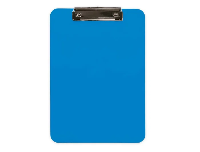 Q-connect Portanotas Plástico DIN A4 Celeste 2,5mm