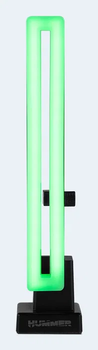 NOX H-VGA ARGB Soporte para Tarjeta Gráfica con Iluminación ARGB, Base Magnética Antideslizante, Negro, Regulable y Universal para Torre - Compatible con Todas las GPU