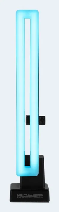 NOX H-VGA ARGB Soporte para Tarjeta Gráfica con Iluminación ARGB, Base Magnética Antideslizante, Negro, Regulable y Universal para Torre - Compatible con Todas las GPU