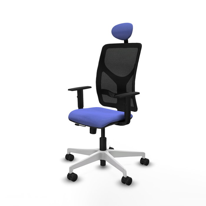 PIQUERAS Y CRESPO Silla de oficina Motilla Azul claro y Negro PIQUERAS Y CRESPO Silla de oficina Motilla Azul claro y Negro