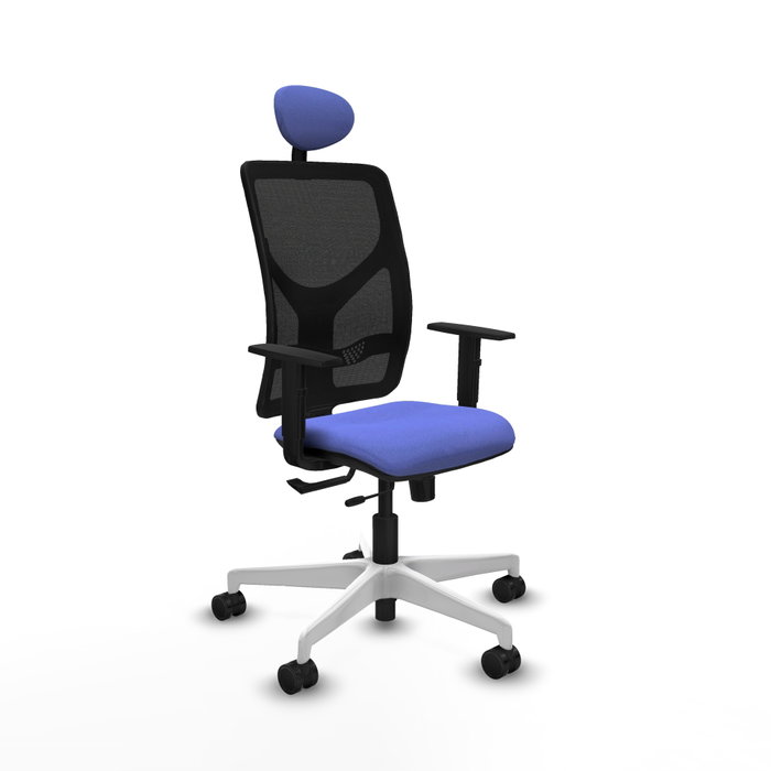 PIQUERAS Y CRESPO Silla de oficina Motilla Azul claro y Negro PIQUERAS Y CRESPO Silla de oficina Motilla Azul claro y Negro
