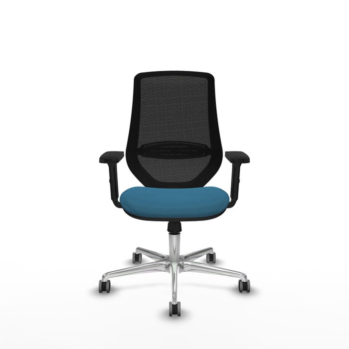 PIQUERAS Y CRESPO Silla de oficina Mardos con mecanismo Sincro, Verde petróleo y Negro PIQUERAS Y CRESPO Silla de oficina Mardos con mecanismo Sincro, Verde petróleo y Negro