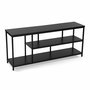 Mueble de TV Versa Negro Metal 30 x 52 x 120 cm