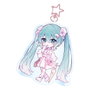 POPbuddies Llavero acrílico Hatsune Miku Kawaii Summer Time
