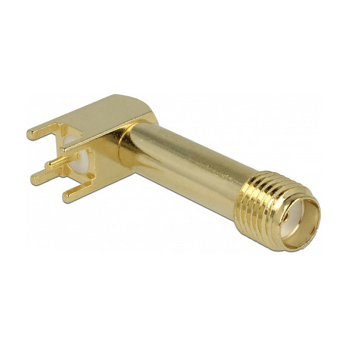 DeLOCK 65845 Conector coaxial SMA Buchse 90° PCB DeLOCK 65845 Conector coaxial SMA Buchse 90° PCB