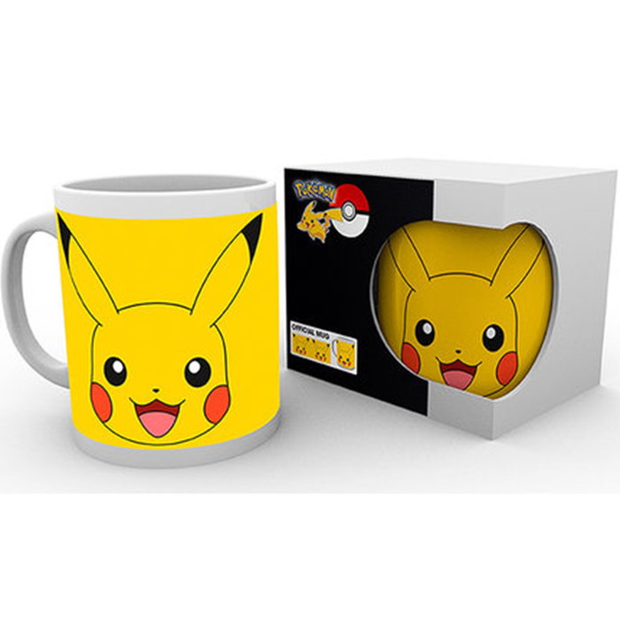 Abystyle Taza Pokémon Pikachu Cerámica 320 ml - Licencia Nintendo - Diseño Amarillo
