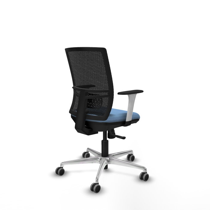 PIQUERAS Y CRESPO Silla de oficina Yunquera con mecanismo Sincro, Azul cielo y Negro PIQUERAS Y CRESPO Silla de oficina Yunquera con mecanismo Sincro, Azul cielo y Negro