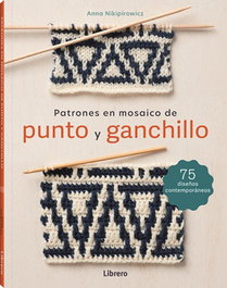 LIBRERO, PATRONES EN MOSAICO DE PUNTO Y GANCHILLO - LIBRERO