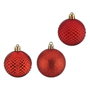 Krist+ Set de 12 Bolas PVC 6cm Rojo