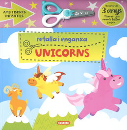 Retalla i enganxa unicorns, Susaeta Ediciones - SUSAETA EDICIONES