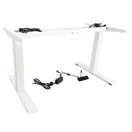 COMPLEMENTOS ORGANITA LEIVA Pata Mesa Elevadora Eléctrica Telescópica Blanco 600-1250mm, Ancho Ajustable 1080-1800mm, Carga Máx. 100Kg