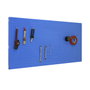 Simon Rack Panel para herramientas 90x60 cm azul + 8 ganchos