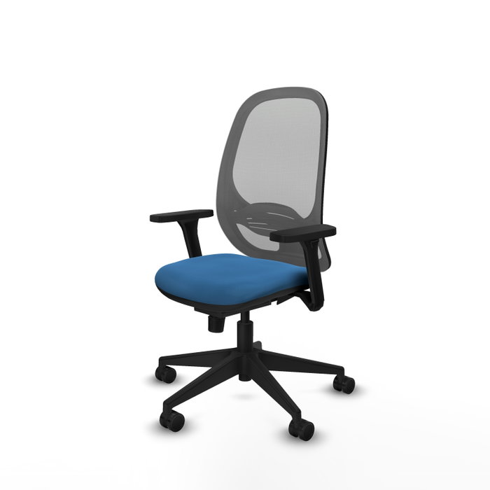 PIQUERAS Y CRESPO Silla de oficina Cilanco con mecanismo Sincro, Azul claro y Gris PIQUERAS Y CRESPO Silla de oficina Cilanco con mecanismo Sincro, Azul claro y Gris
