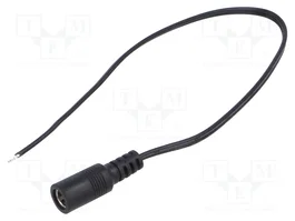 POS Cable de alimentación plano DC 5,5/2,5 de 0,25 m